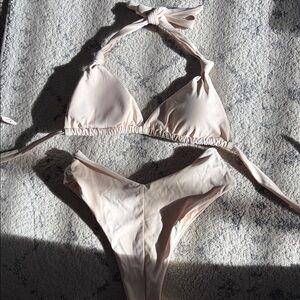 Elegant Cream Bikini Set